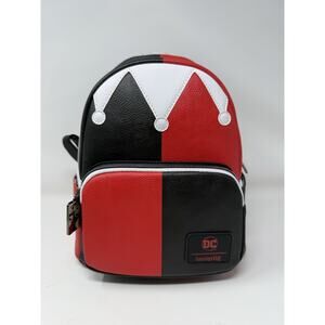 LoungeFly DC Harley Quinn Mini Backpack GameStop Exclusive 30th Anniversary NWT